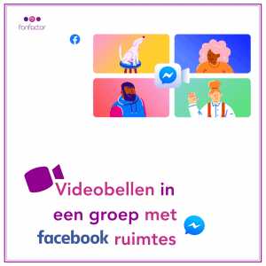 Videobellen in een groep met Facebook ruimtes