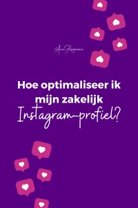 Hoe optimaliseer ik mijn zakelijk Instagram-profiel