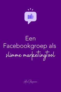Een Facebookgroep als slimme marketingtool