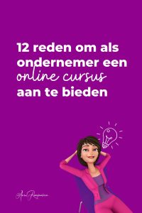 12 reden om als ondernemer een online cursus aan te bieden