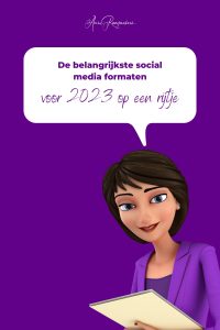 De belangrijkste social media formaten voor 2023 op een rijtje