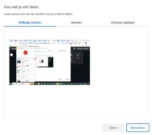 Presentatie opnemen in Canva