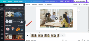 Elementen in video toevoegen Canva