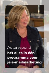 Autorespond hét alles in één programma voor je e-mailmarketing