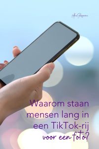 Waarom staan mensen lang in een TikTok-rij voor een foto