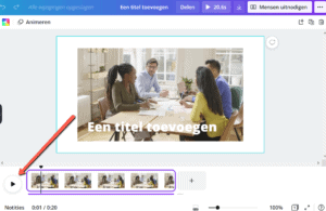 Afspeelknop Canva