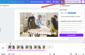 Canva video downloaden