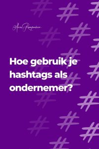 Hoe gebruik je hashtags als ondernemer