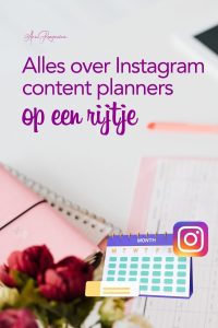 Alles over Instagram content planners op een rijtje