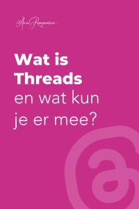 Wat is Threads en wat kun je er mee?