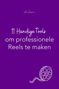 11 Handige tools om professionele Reels te maken
