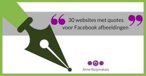 30 websites met quotes voor Facebook afbeeldingen