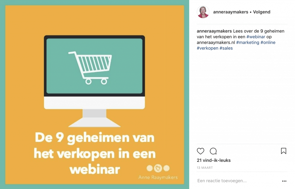 5 manieren om een blog te promoten Instagram