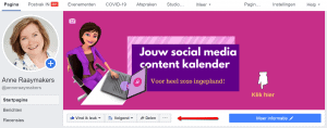 Social media content kalender