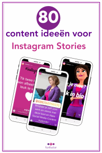 80 content ideeën voor Instagram Stories