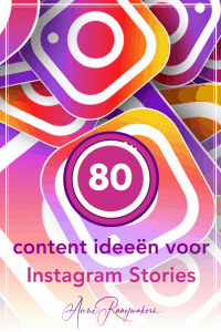 80 content ideeën voor Instagram Stories