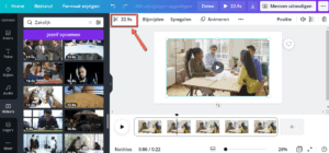 Lengte video in Canva aanpassen