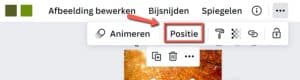 Uit te lijnen elementen in Canva