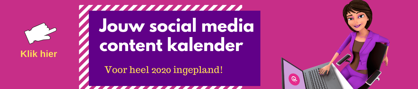 Social Media Kalender Anne Raaymakers