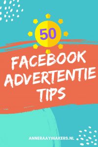 50 Facebook advertentie tips
