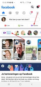 Facebook-ruimte-starten-op-je-telefoon