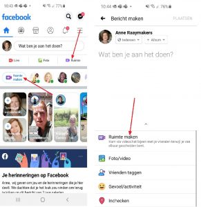 Facebook-ruimte-starten-op-je-telefoon