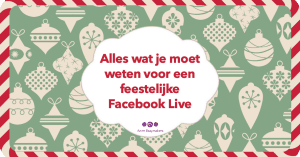 feestelijke Facebook Live