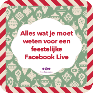 Feestelijke Facebook Live