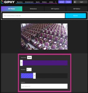 Giphy afbeelding bewerken