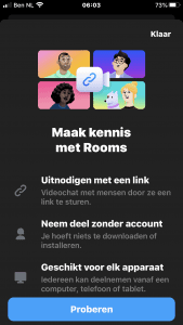 Facebook Messenger Rooms