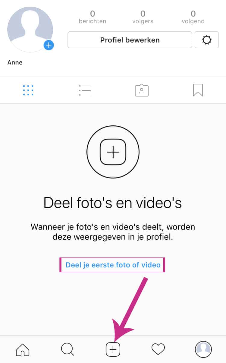 Instagram marketing foto's video