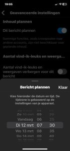 Instagram content inplannen