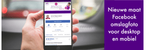 Nieuwe maat Facebook omslagfoto voor desktop en mobiel