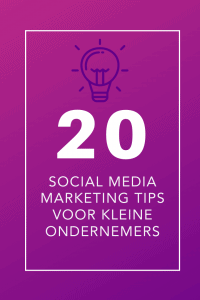 Social media marketing tips voor kleine ondernemers