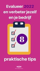 Evalueer 2022 en verbeter jezelf