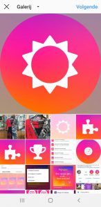 Instagram hoogtepunt bewerken