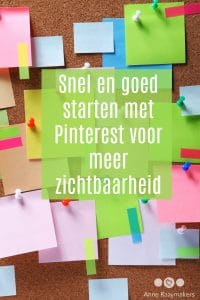 Starten met Pinterest