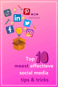 effectieve social media tips & tricks