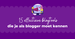 15 effectieve blogtools