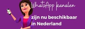 WhatsApp kanalen zijn nu beschikbaar in Nederland