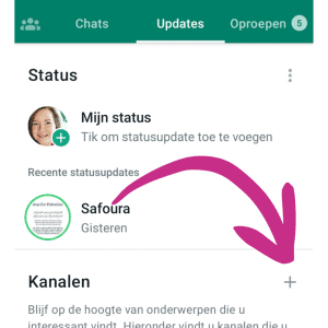 Maak een WhatsAppkanaal