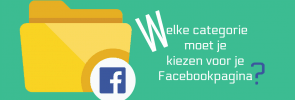 Welke categorie moet je kiezen voor je Facebookpagina?