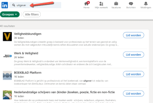 Groepen LinkedIn