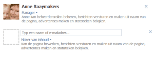 Facebook beheerder