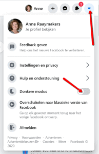 donkere-modus-Facebook