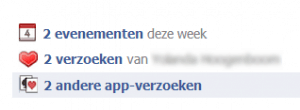 Spelletjes en apps uitnodigingen op Facebook