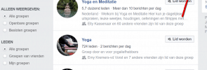 groepen Facebook