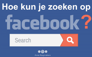 Hoe kun je zoeken op Facebook?