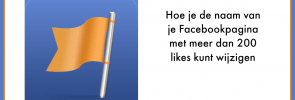 Naam Facebookpagina