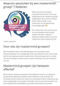 Waarom aansluiten bij een mastermind-groep? 7 Redenen